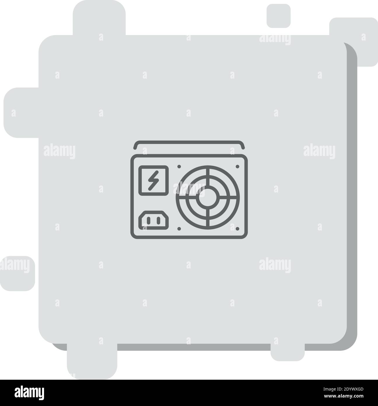 power vector icon modern simple vector illustration Stock Vector Image ...