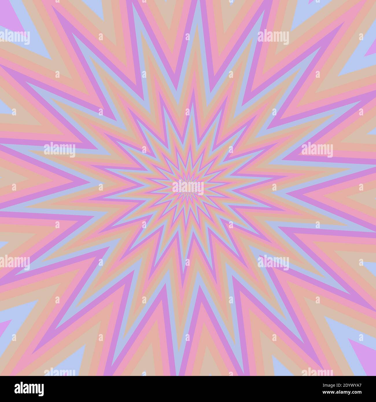 An abstract psychedelic burst background image. Stock Vector