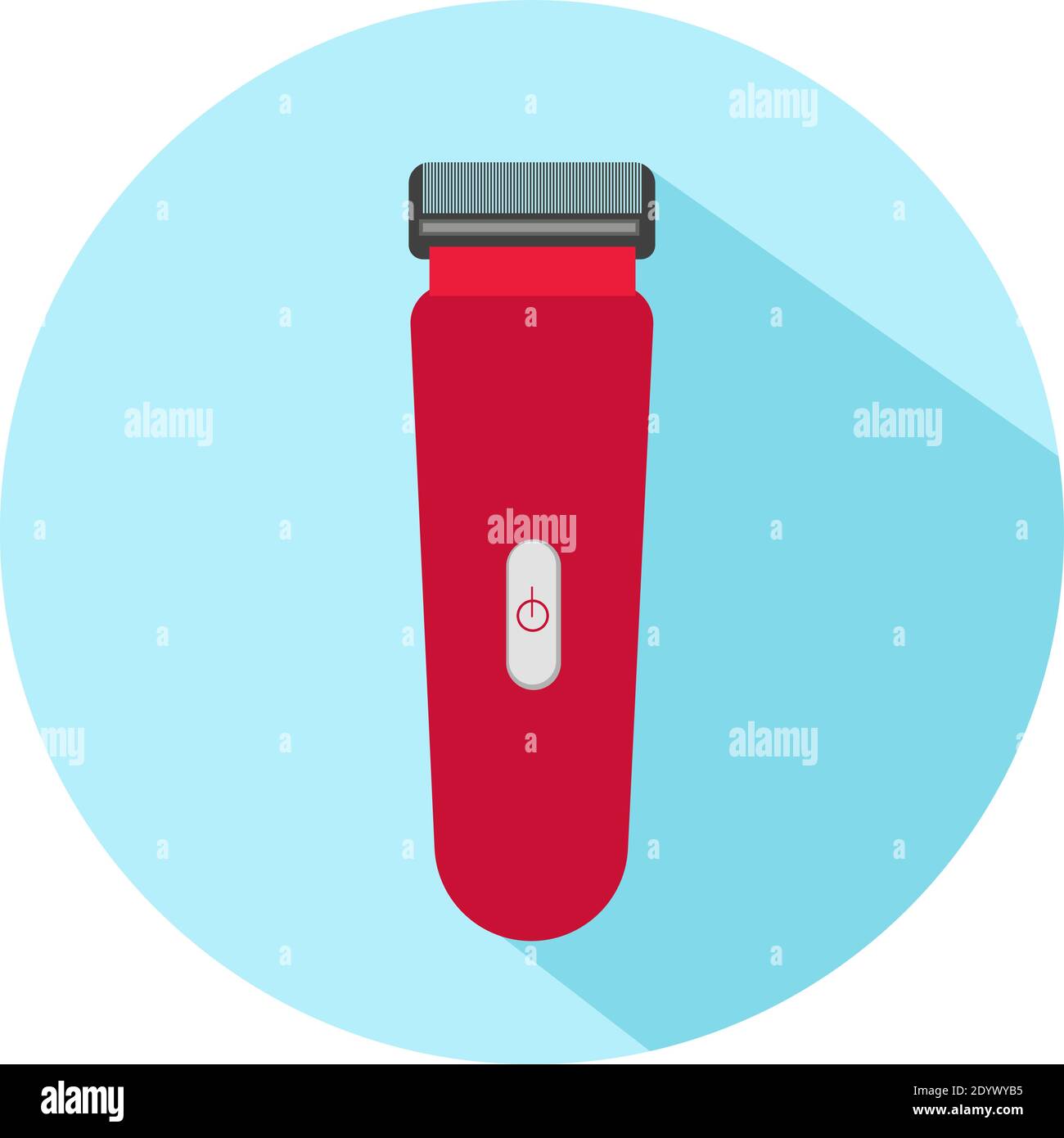 Red trimmer, illustration, vector on a white background Stock Vector ...