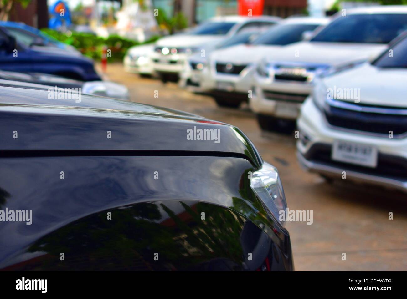 Retro car for sale parked hi-res stock photography and images - Alamy