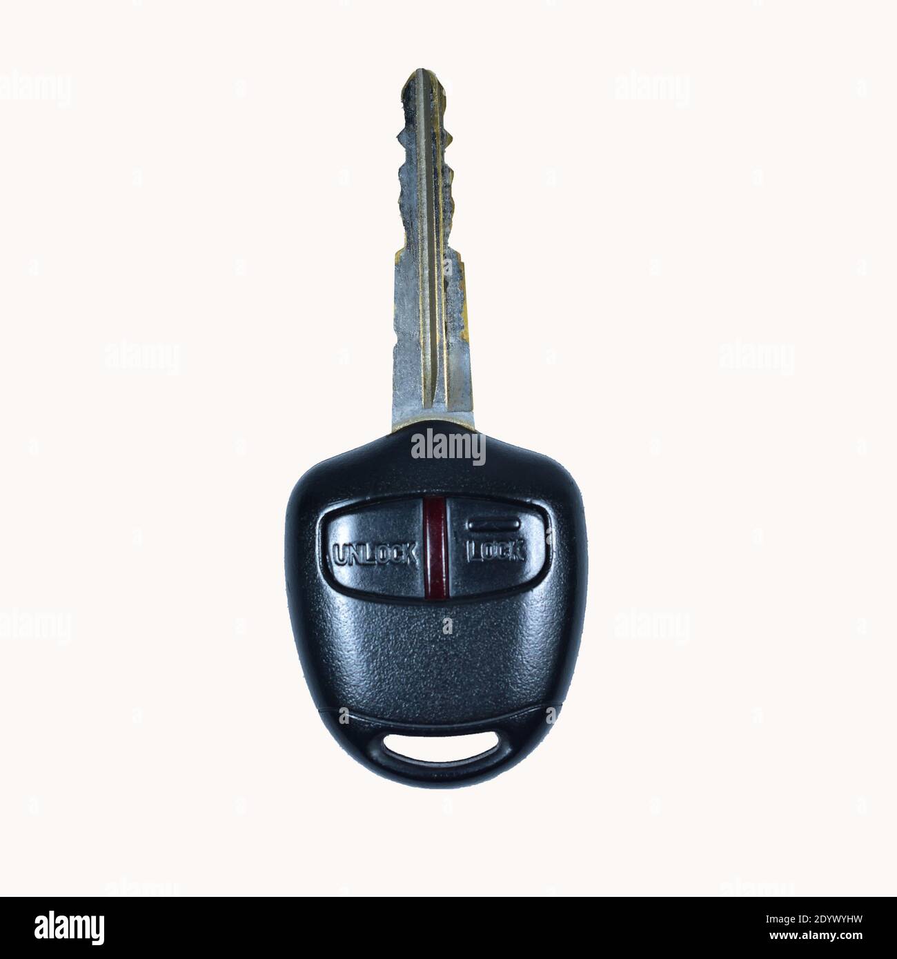 Key for car on white background Stock Photo