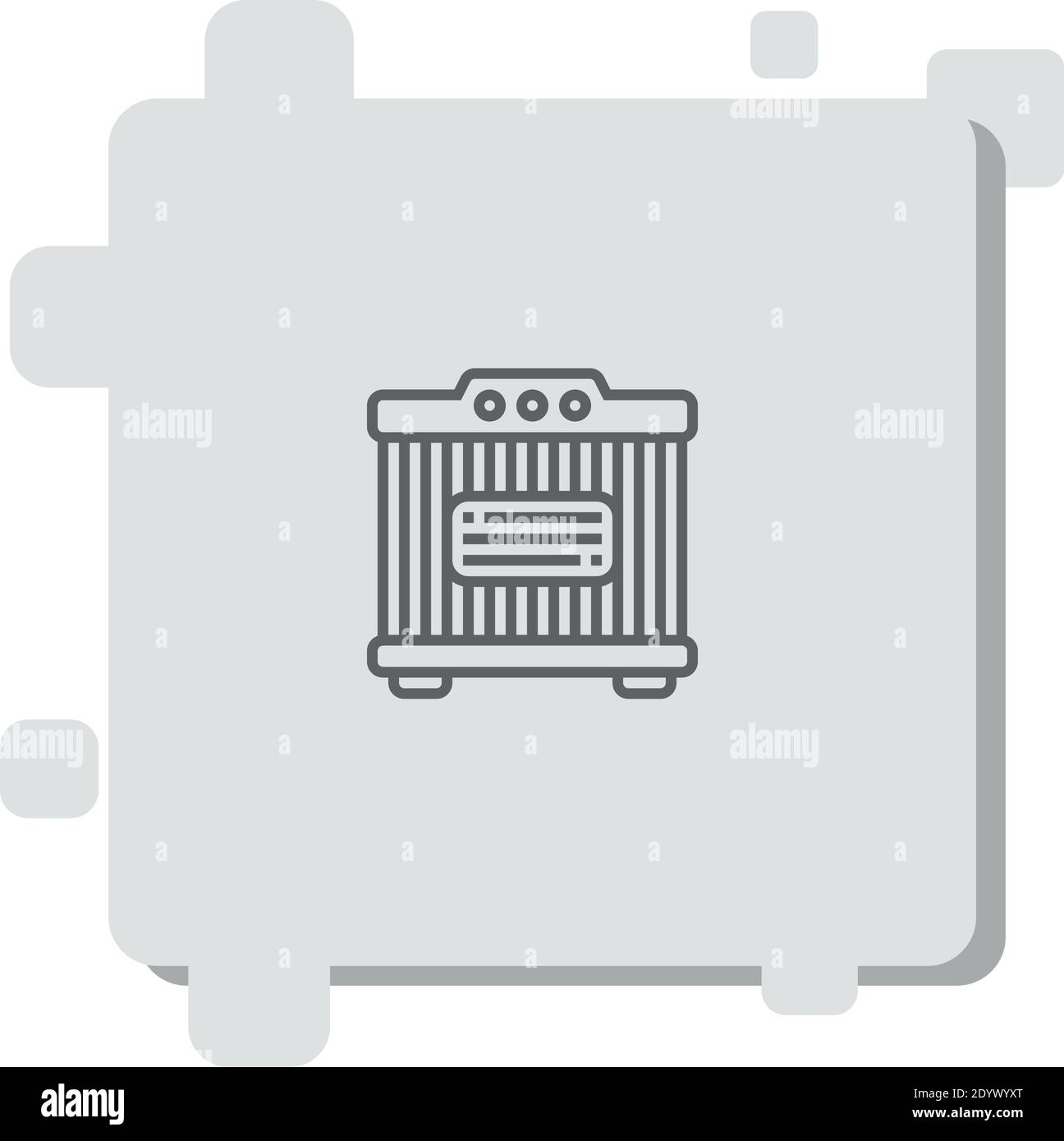 radiator vector icon Stock Vector Image & Art - Alamy