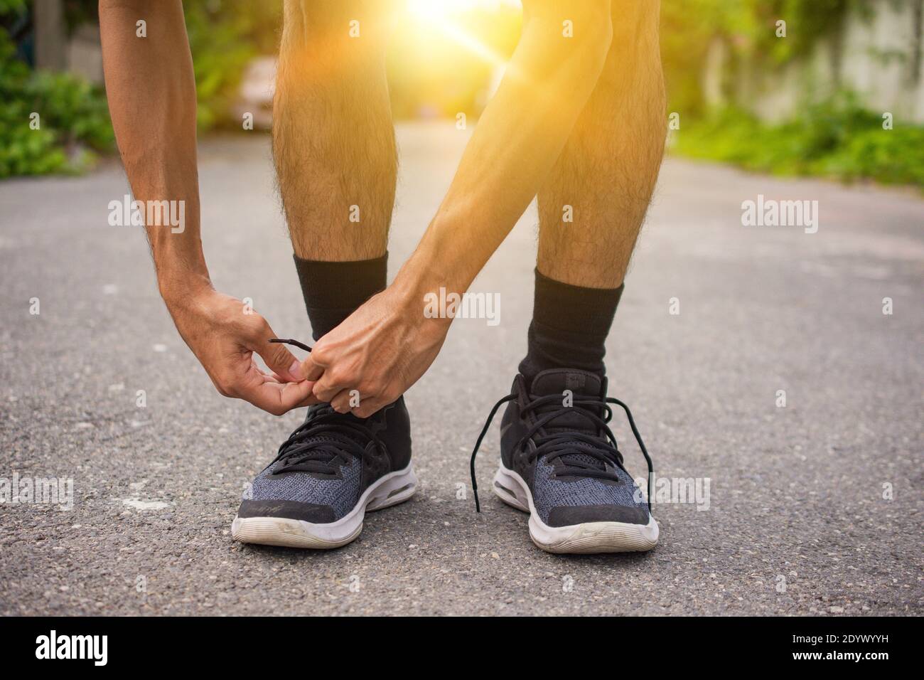 Shoes tied together hires stock photography and images Alamy