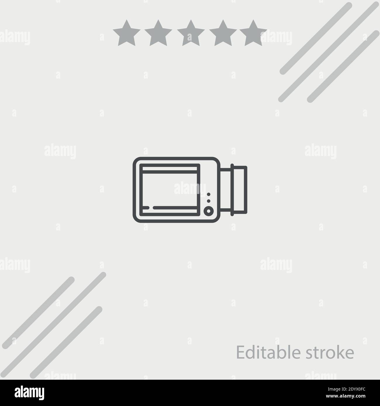 video camera vector icon modern simple vector illustration Stock Vector ...