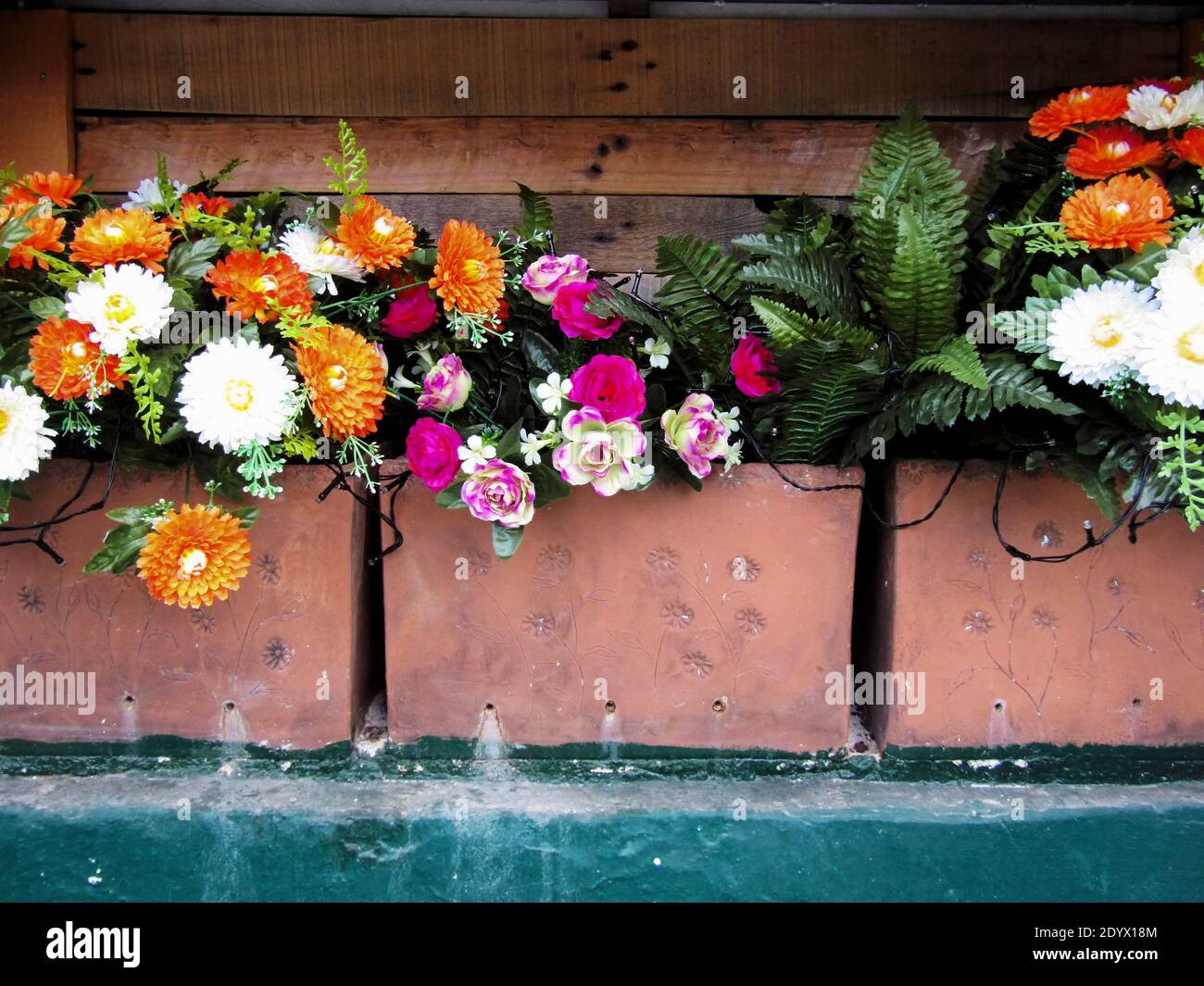 Plastis Flowers, Galatas, Crete, Greece Stock Photo