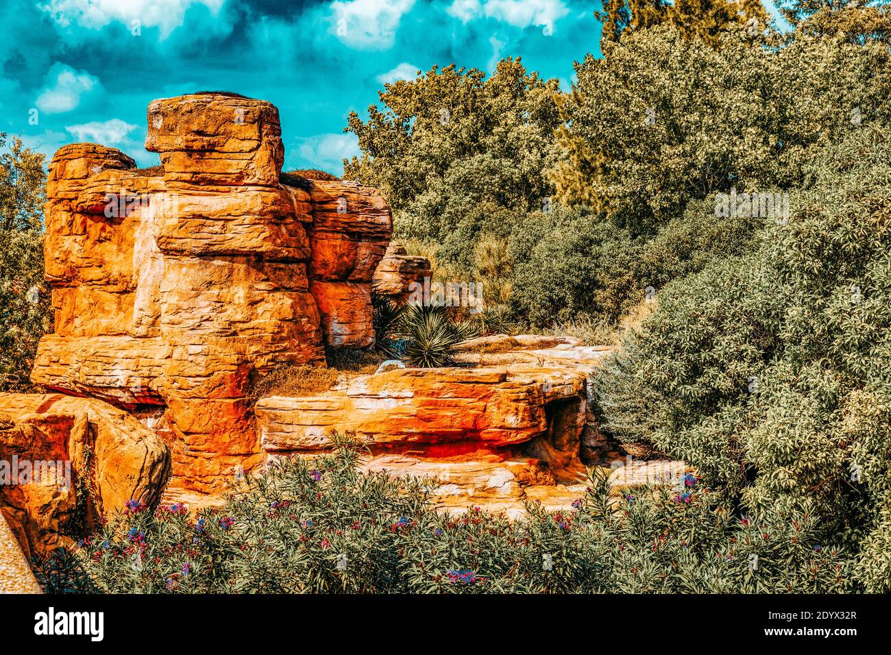 Typical Midwest and Wild west outdoor view Stock Photo Alamy