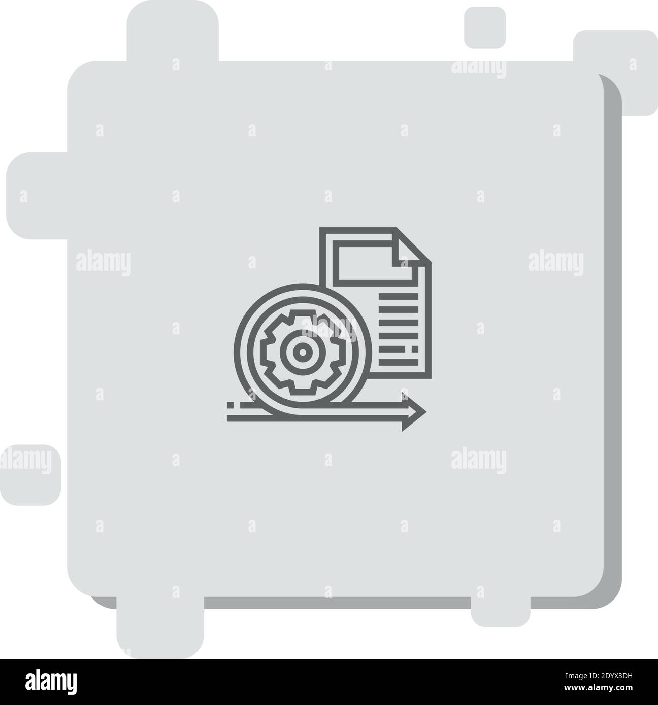 scrum vector icon modern simple vector illustration Stock Vector