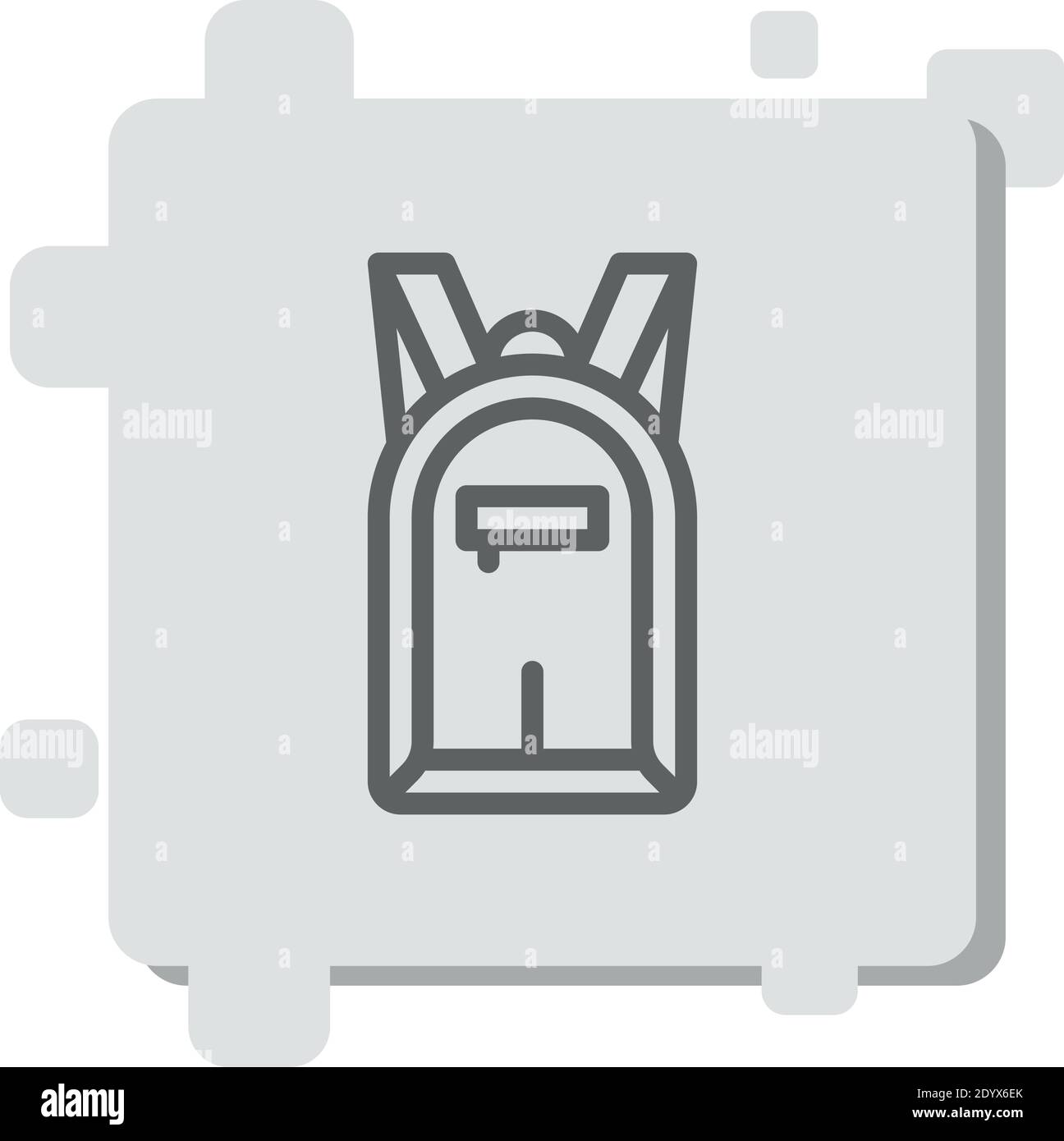 backpack vector icon modern simple vector illustration Stock Vector ...