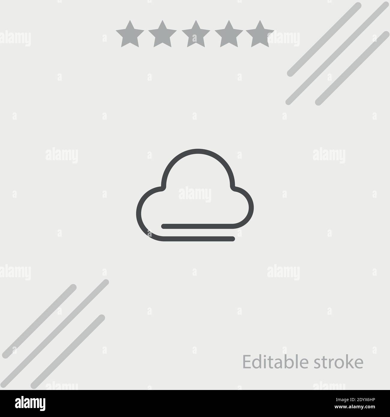 cloud vector icon modern simple vector illustration Stock Vector Image ...