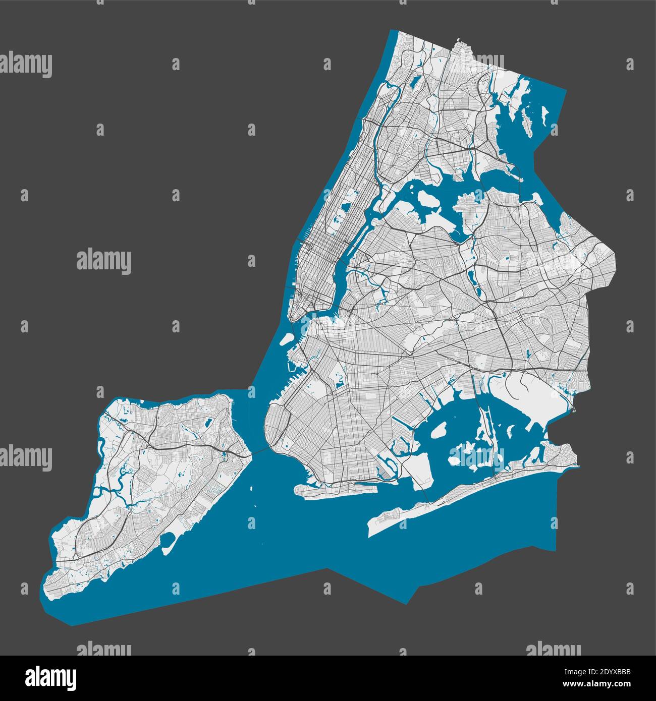 New York City Town Map Hi Res Stock Photography And Images Alamy
