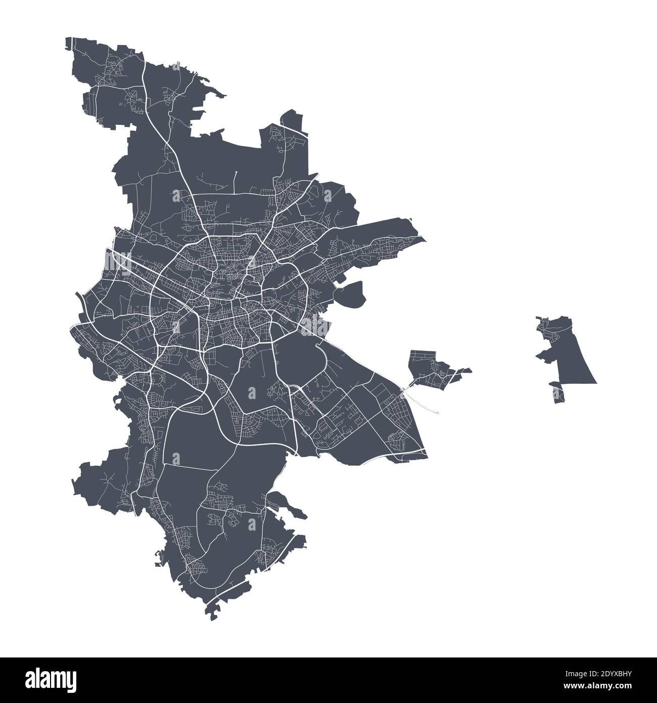 Map of nuremberg Cut Out Stock Images & Pictures - Alamy