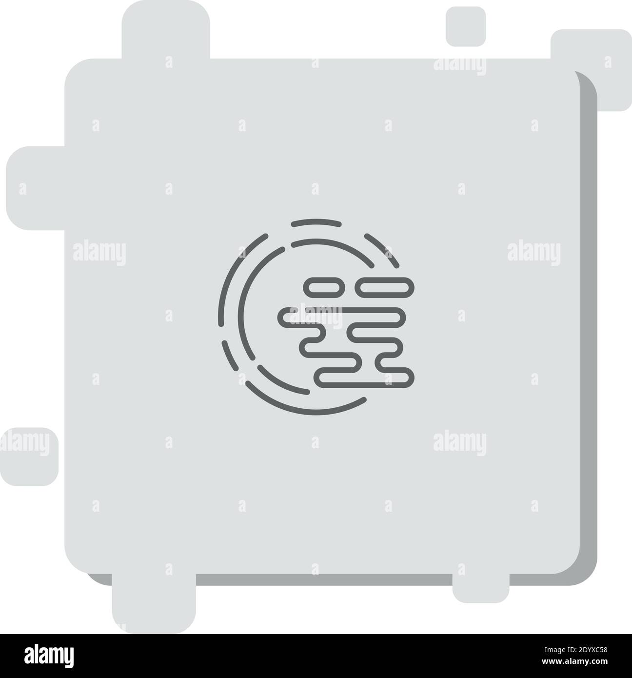 fog vector icon modern simple vector illustration Stock Vector Image ...