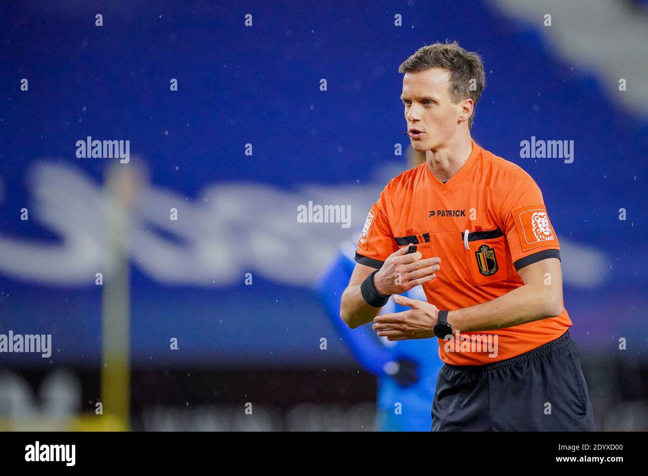 The referee Gianluca Aureliano during the Italian soccer Serie B match AC  Pisa vs AS Cittadella on March 20, 2022 at the Arena Garibaldi in Pisa,  Italy (Photo by Gabriele Masotti/LiveMedia/NurPhoto Stock