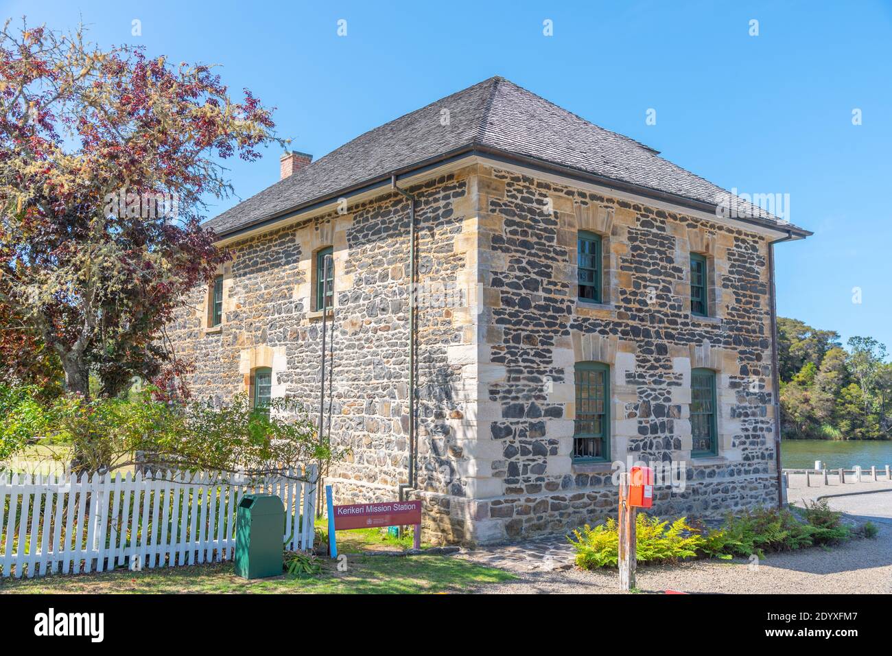 Stone store at Kerikeri mission station in New Zealand Stock Photo Alamy
