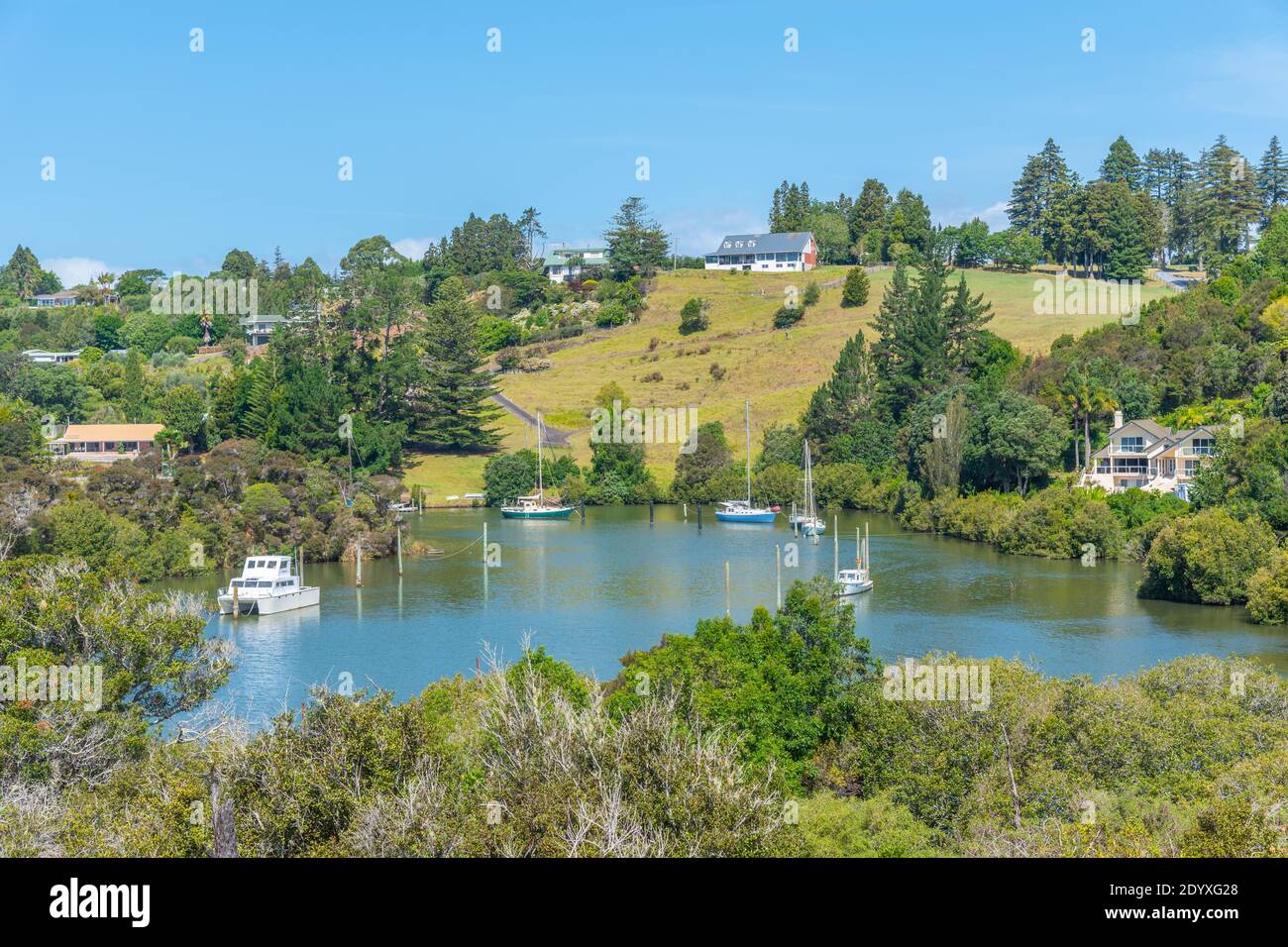 Tekerri Rivers Kerikeri town hi-res stock photography and images - Alamy