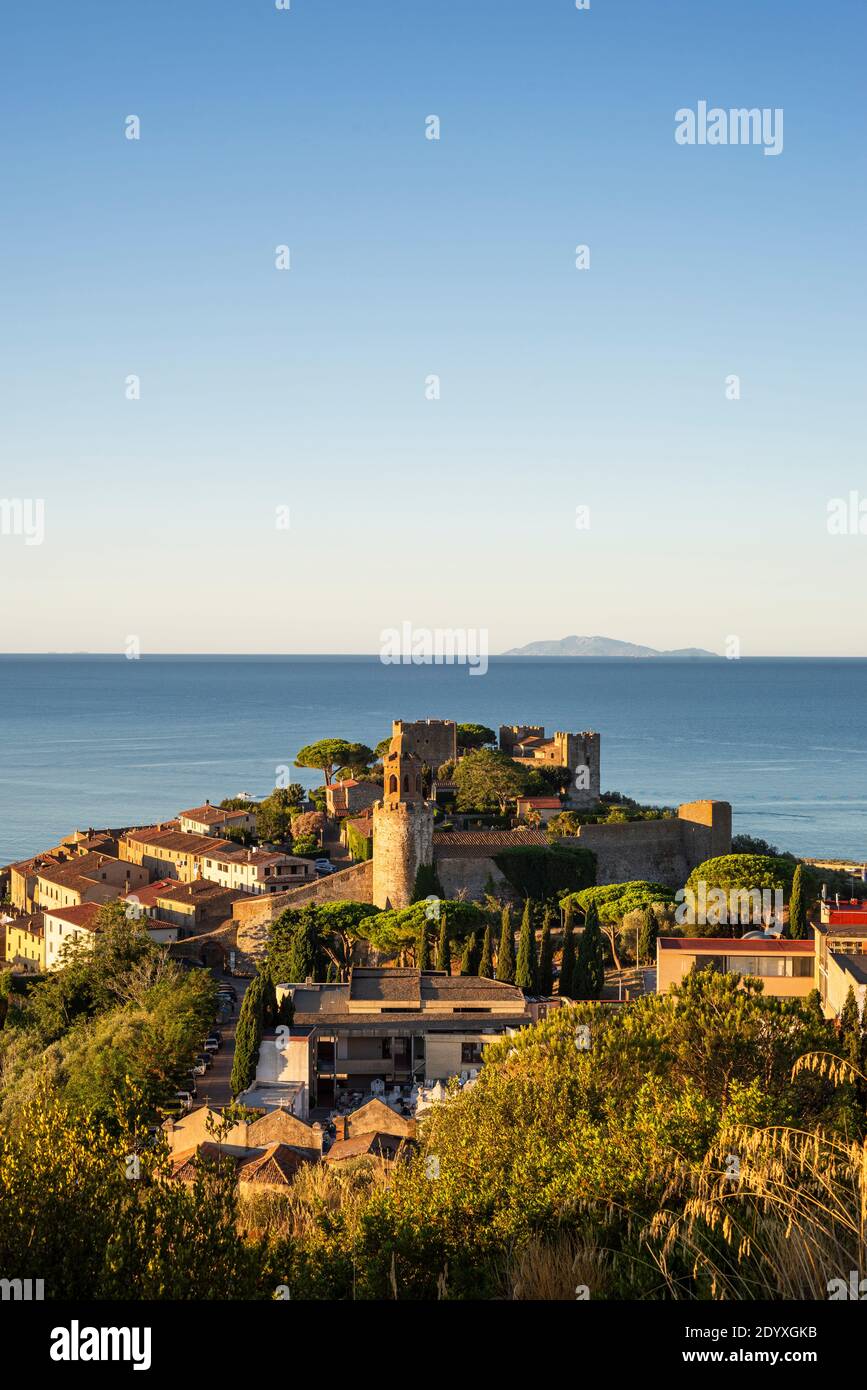 View Over The Castle The Town And The Harbour Of Castiglione Della View Over The Castle The Town And The Harbour Of Castiglione Della