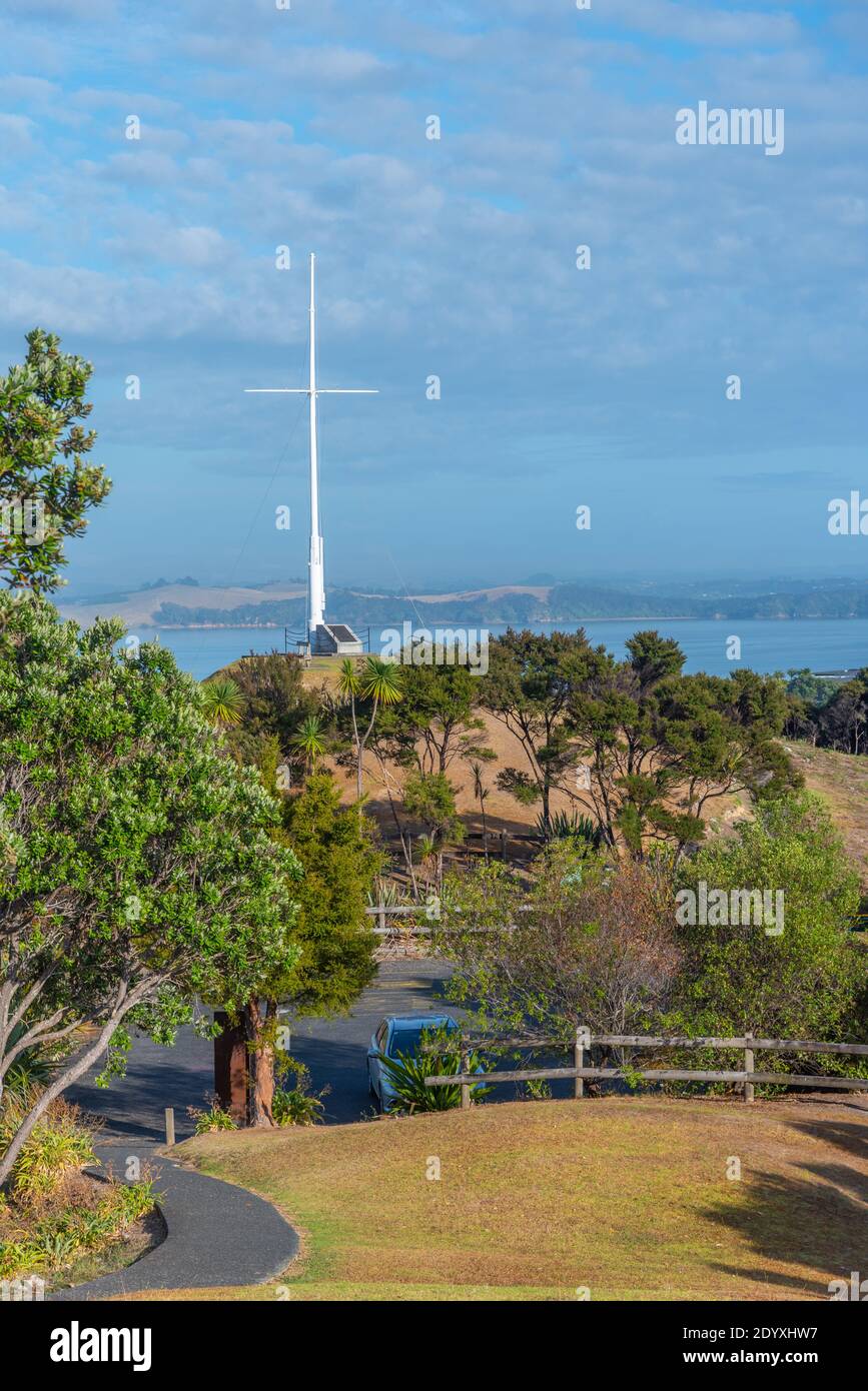Flagstaff hill in Russell, New Zealand Stock Photo Alamy