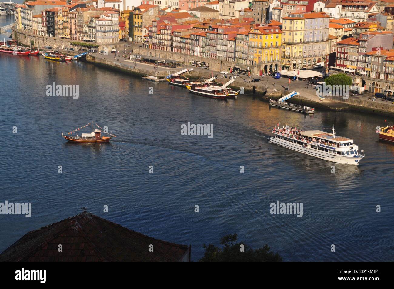 Boat on the Douro river in Porto, Portugal Stock Photo Alamy