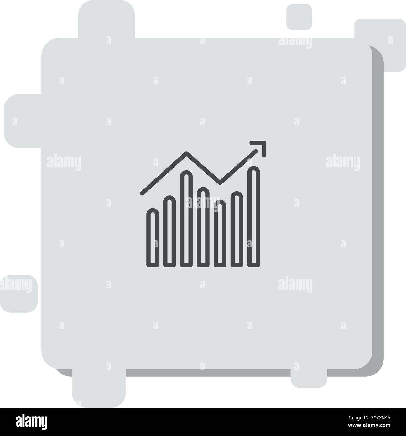growth vector icon modern simple vector illustration Stock Vector Image
