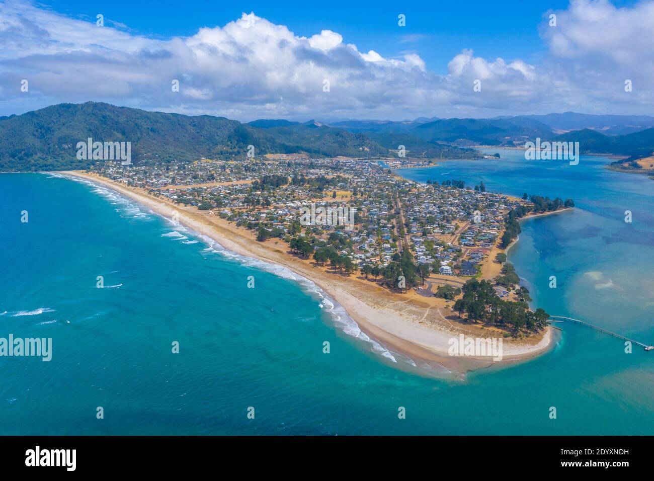 Aerial view of Pauanui at New Zealand Stock Photo Alamy