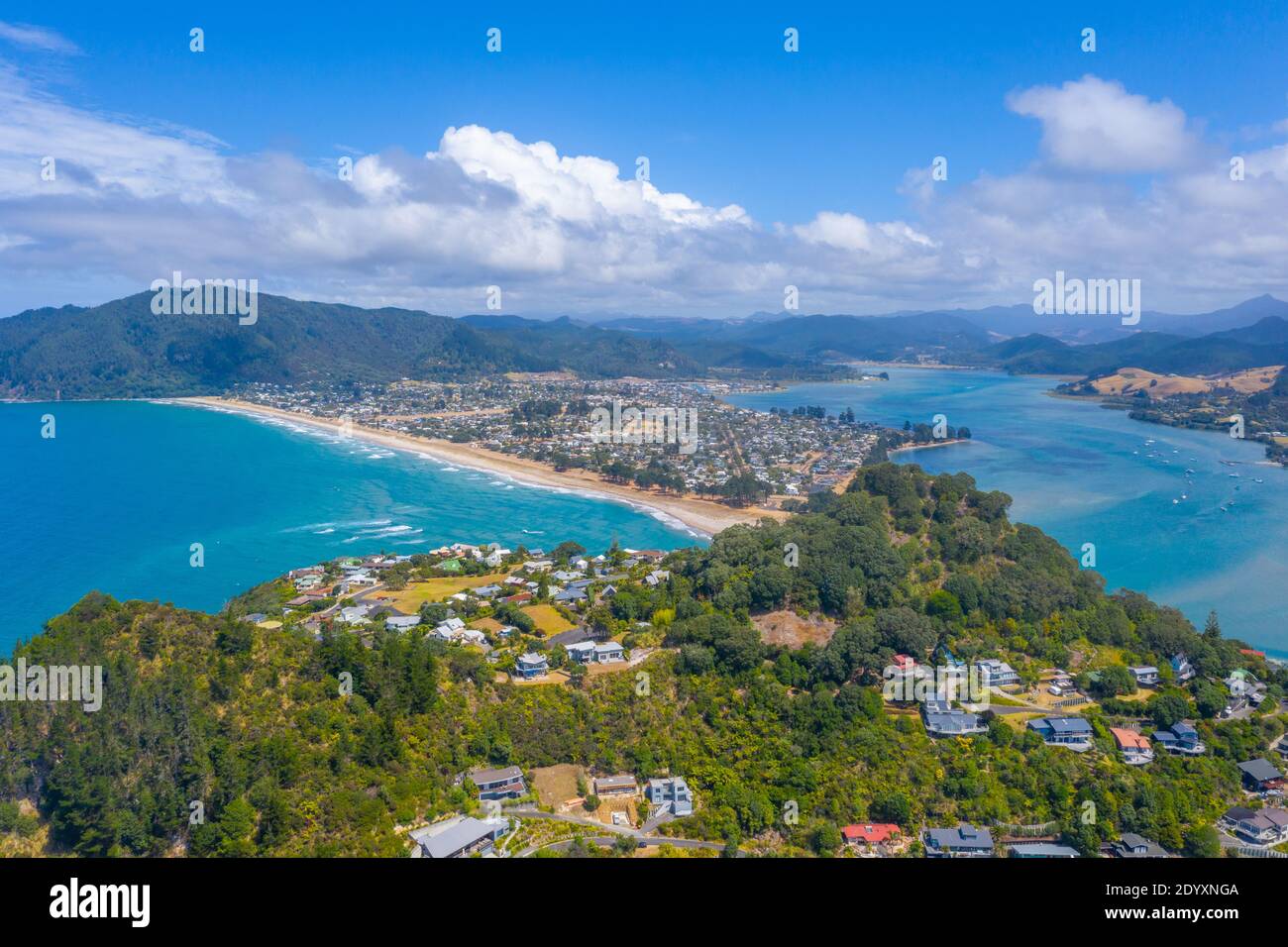 Aerial view of Pauanui at New Zealand Stock Photo Alamy