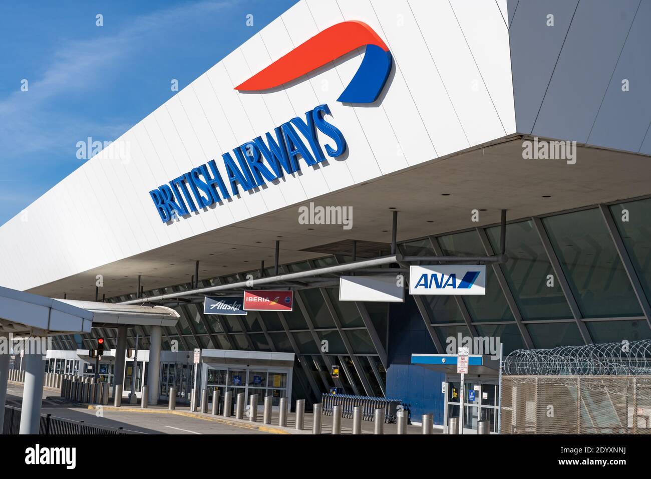 NEW YORK, NY DECEMBER 27, 2020 British Airways logo is seen on