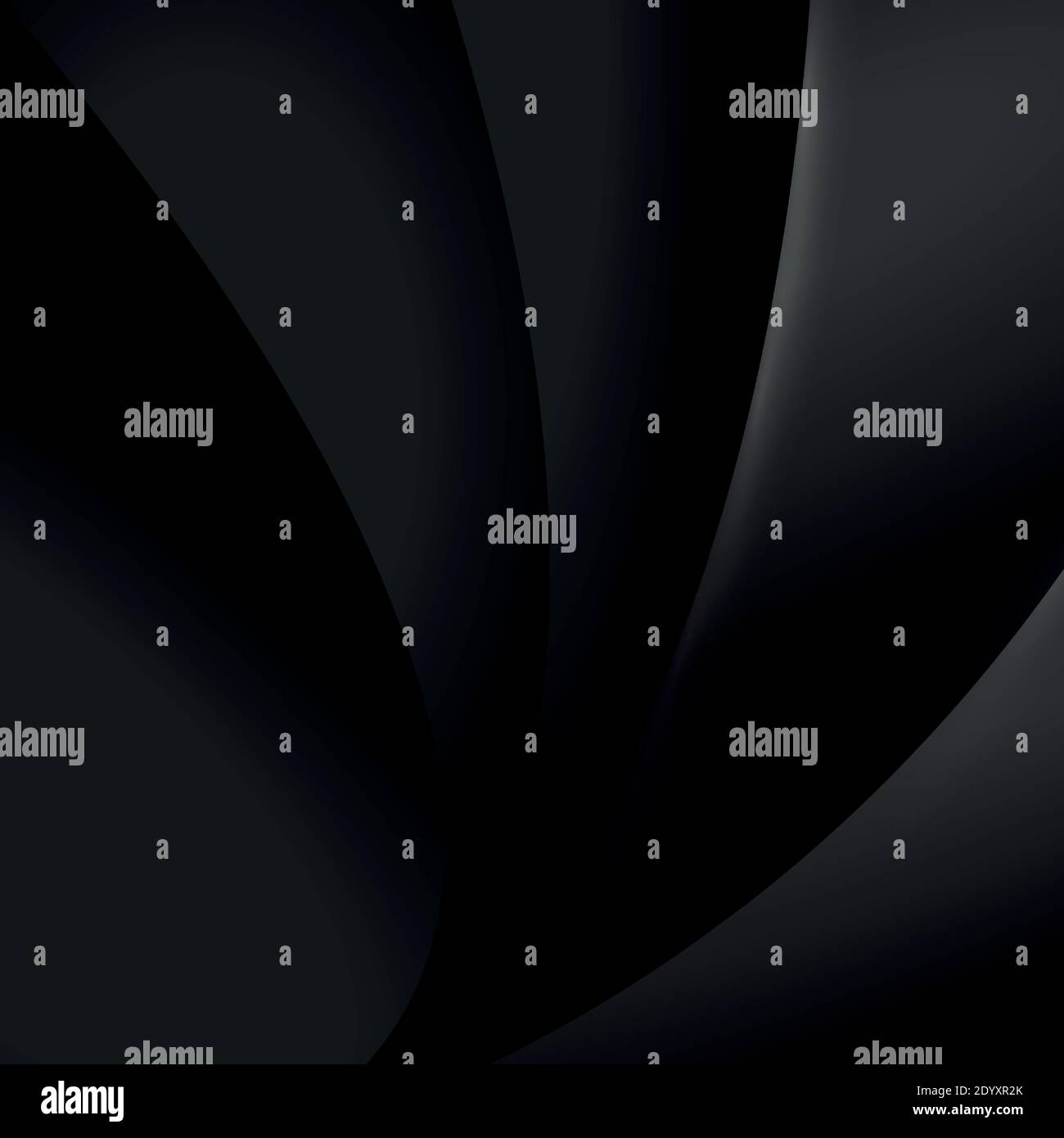 Abstract dark black textured panoramic background - Vector illustration Stock Vector