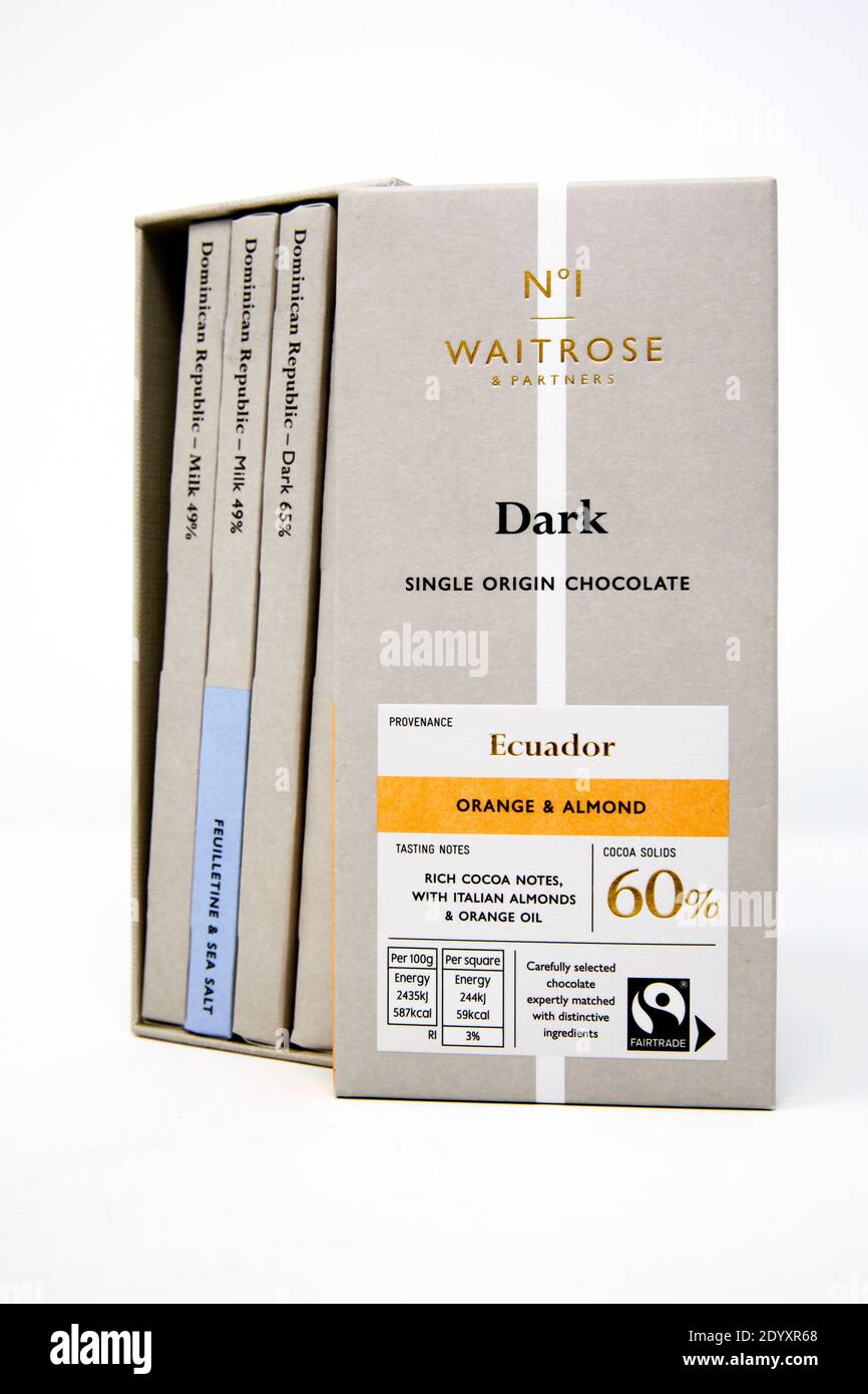 Waitrose No.1 Chocolate Library Stock Photo Alamy