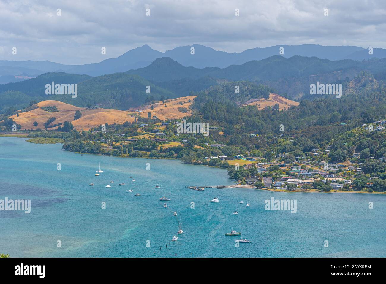 Aerial view of Pauanui at New Zealand Stock Photo Alamy