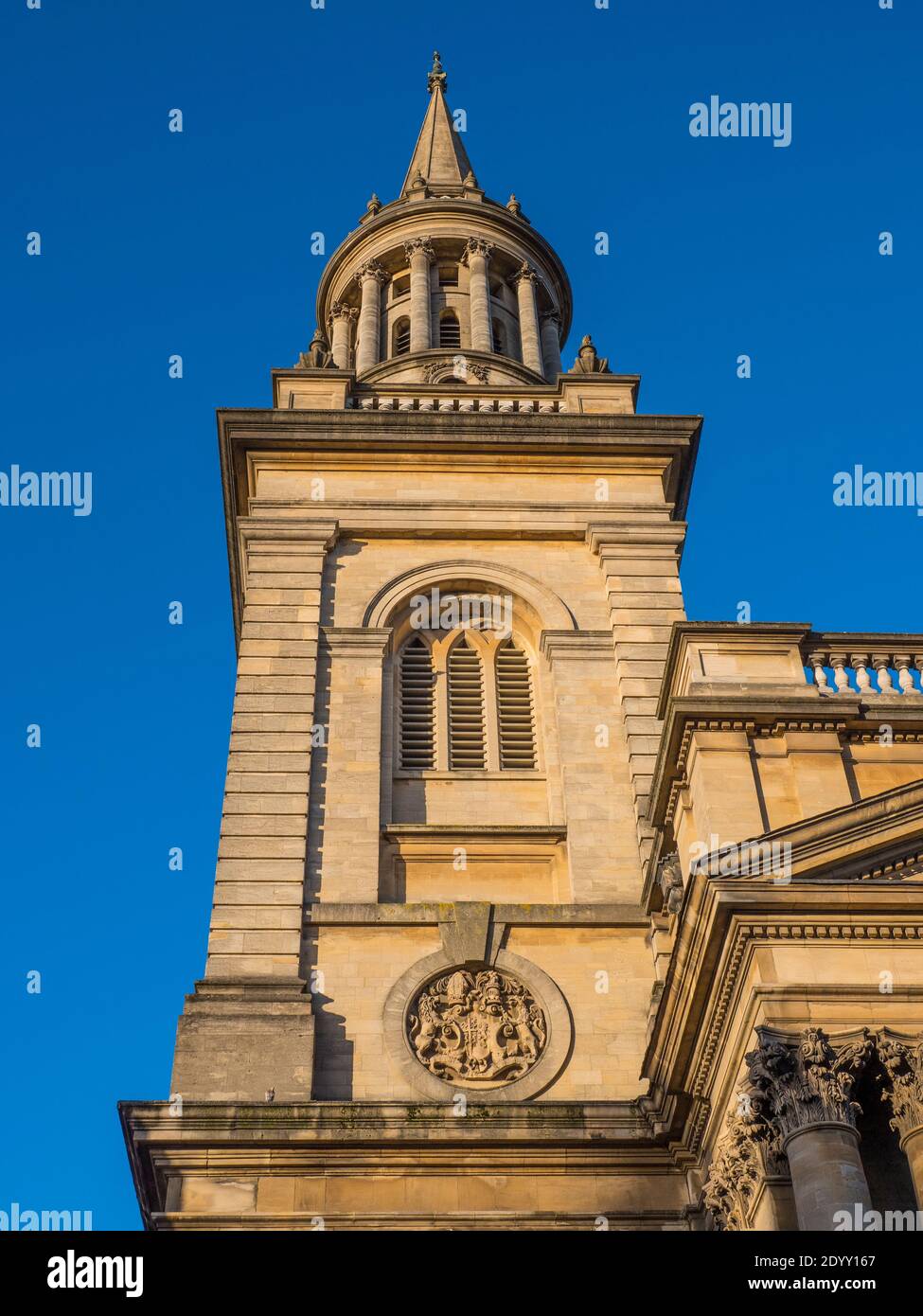 Dreaming Spires, All Saints Church, Library of Lincoln College, University of Oxford, Oxfordshire, England, UK, GB. Stock Photo