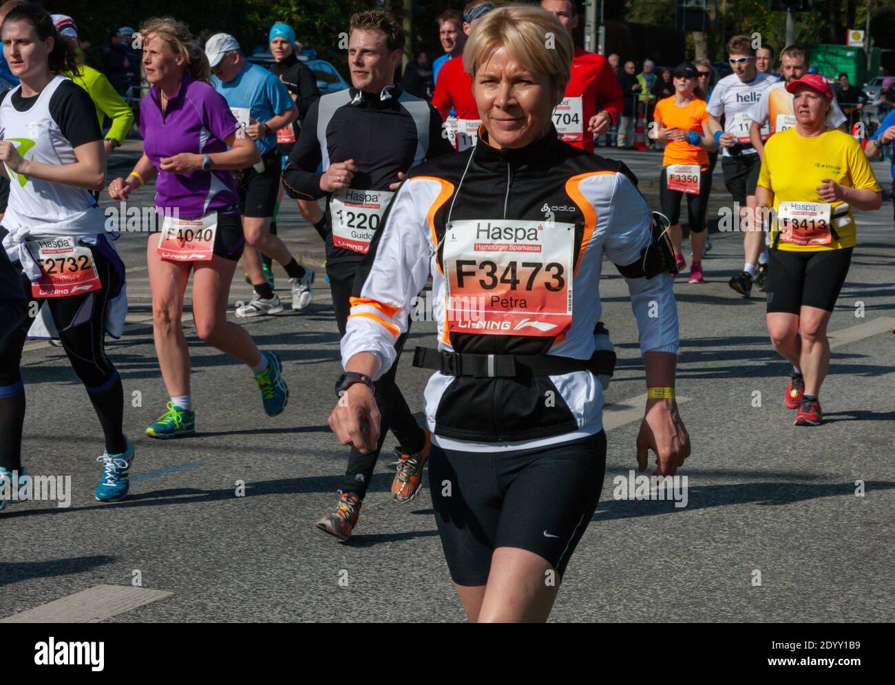 TallantImages, Hamburg, Haspa, 2013, Marathon Stock Photo