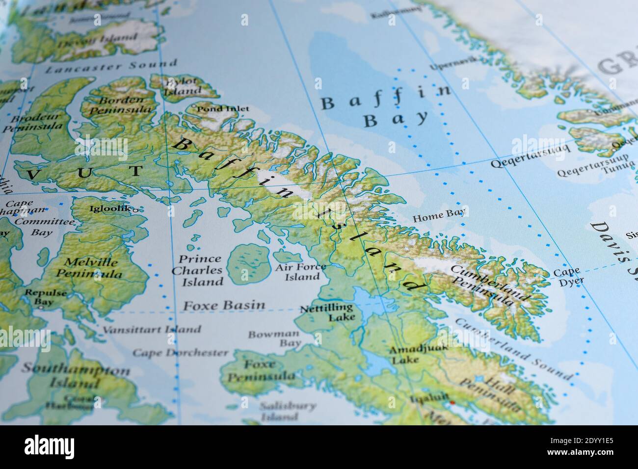 Baffin Island Map 2DYY1E5 