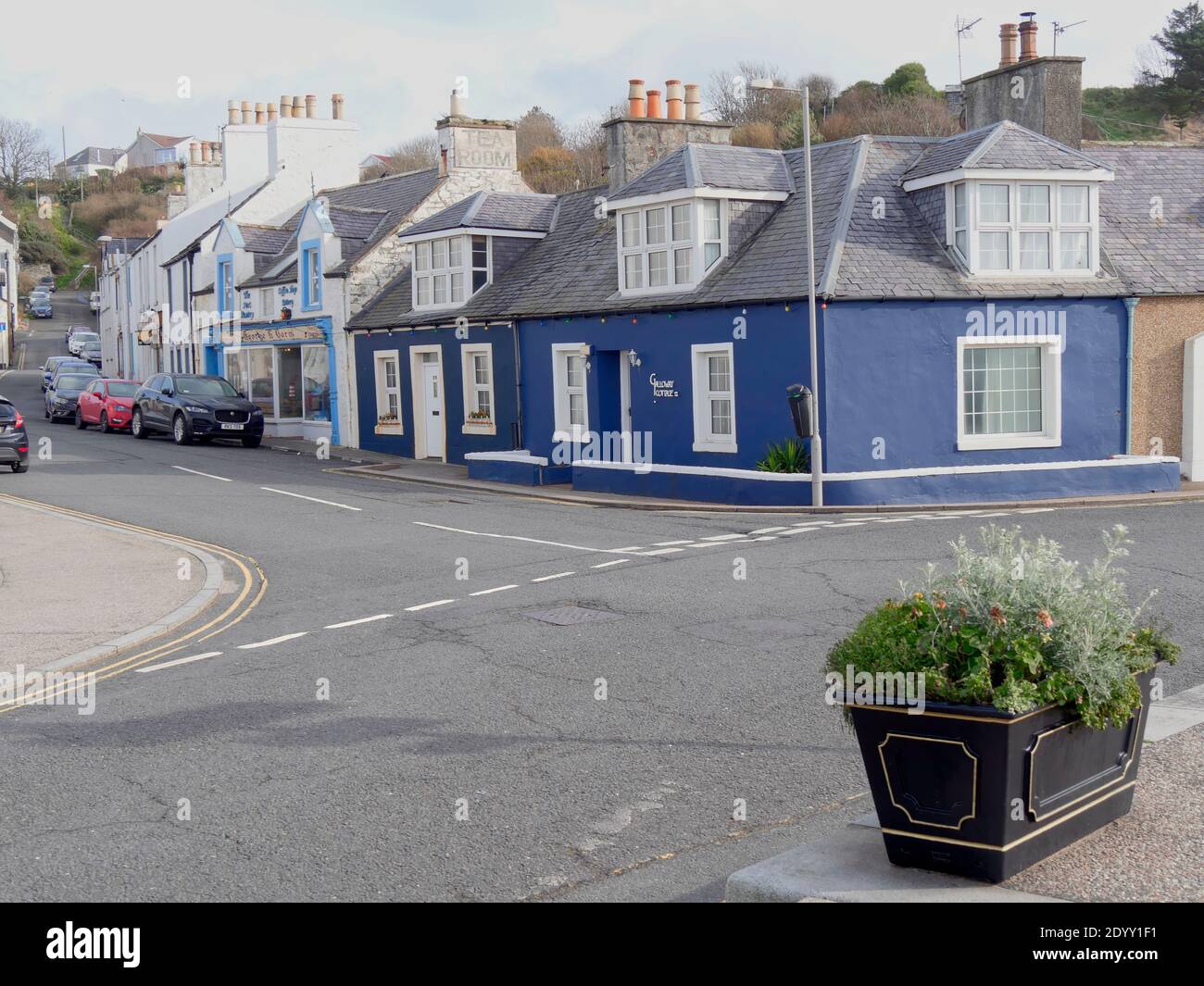 colourful homes in Portpatrick,Dumfries and Galloway, Scotland, UK,GB Stock Photo Alamy