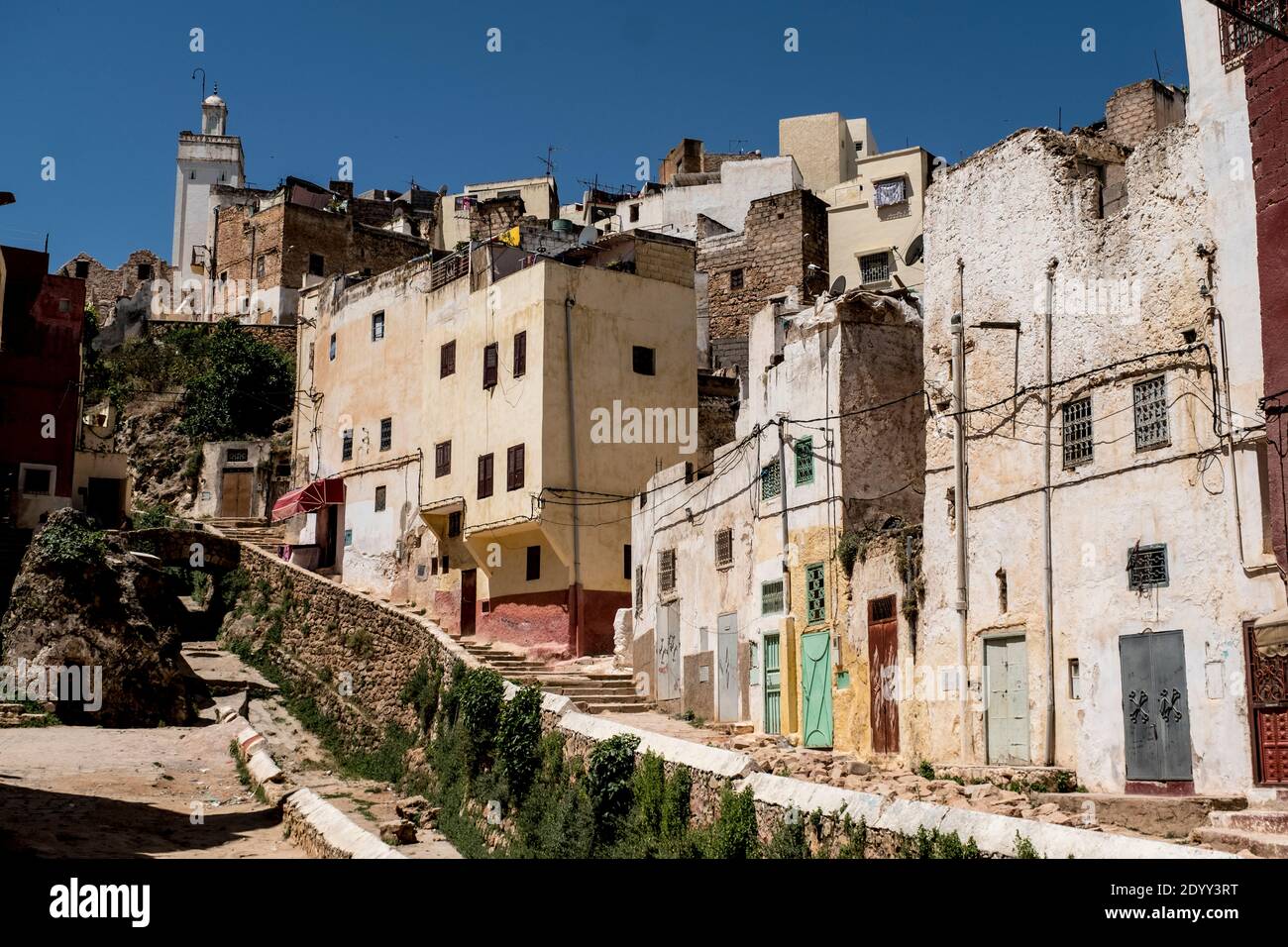 Berber village in the Middle Atlas region, Morocco Stock Photo