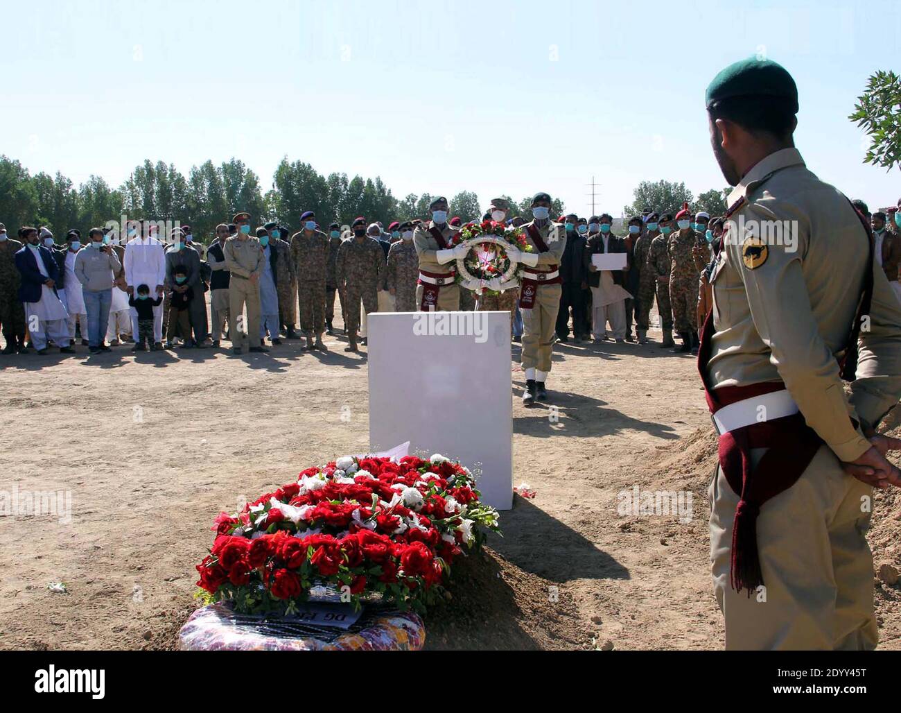 Military officers attend funeral hi-res stock photography and images ...