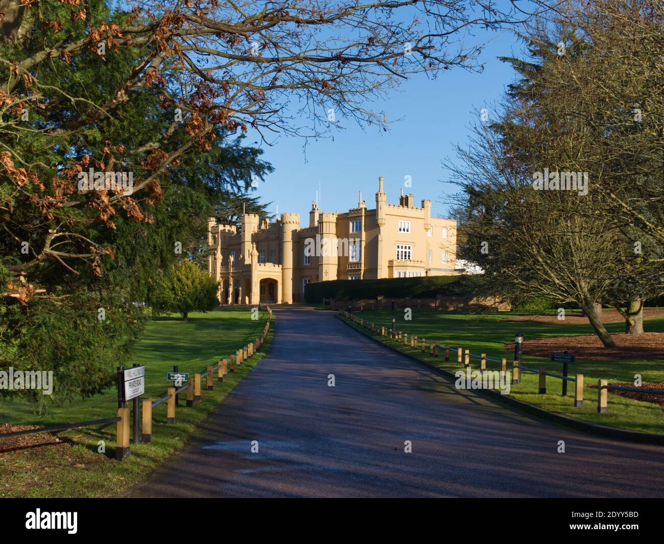 Wall Hall Estate, Aldenham Abbey, UK. Magnificent Estate of Woodland