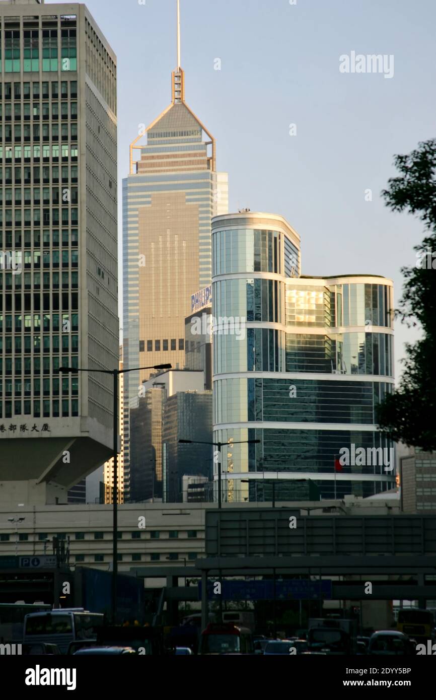 Skyscrapers of Hong Kong - Wan Chai District Stock Photo - Alamy