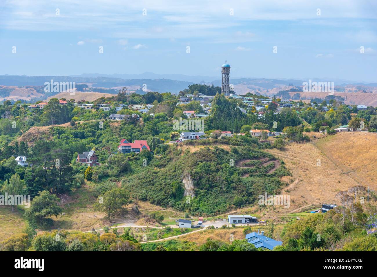 Aerial view of Whanganui, New Zealand Stock Photo Alamy