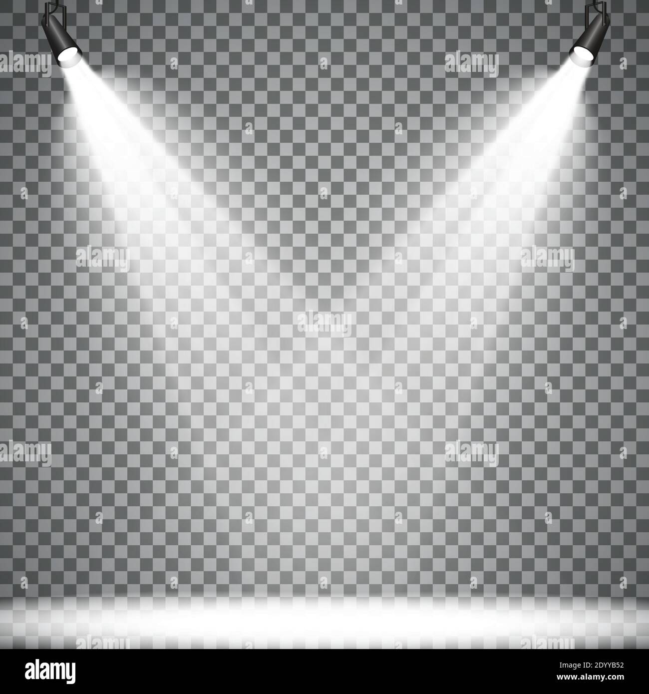 Vector Spotlights. Scene. Light Effects. Glow light effect Stock Vector ...