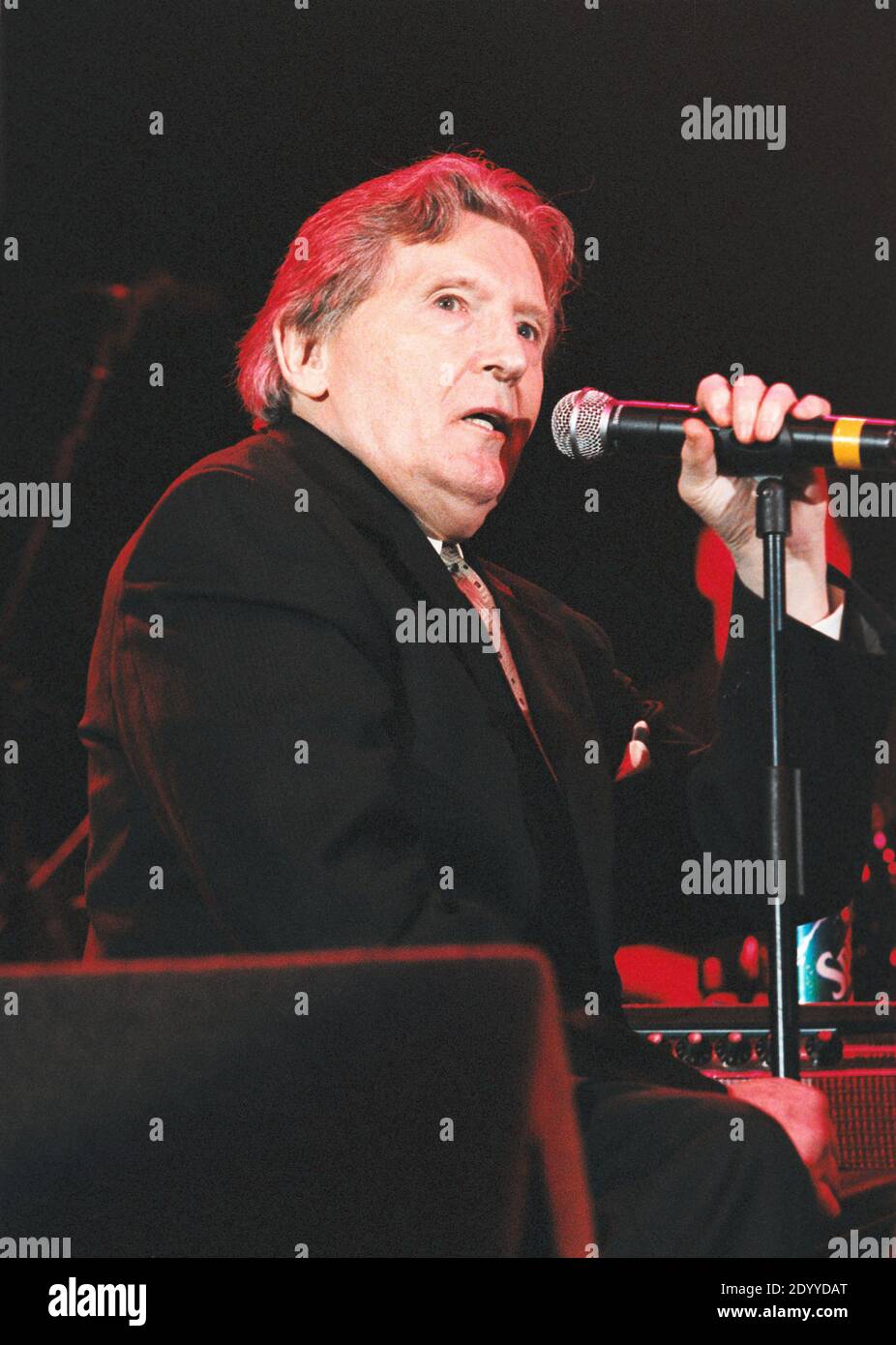 Jerry Lee Lewis in concert at The Rock N Roll Legends Concert at London  Docklands Arena, London, UK. Tuesday 11th July 2000 Stock Photo - Alamy