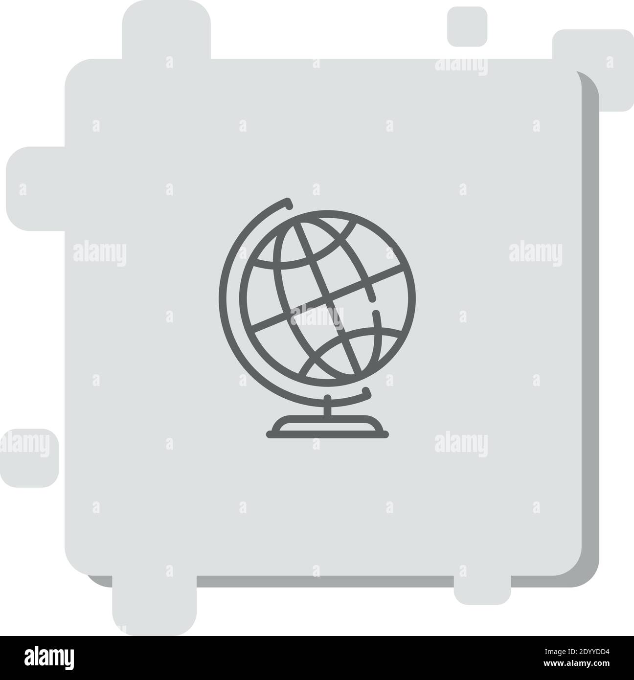 earth globe vector icon modern simple vector illustration Stock Vector ...