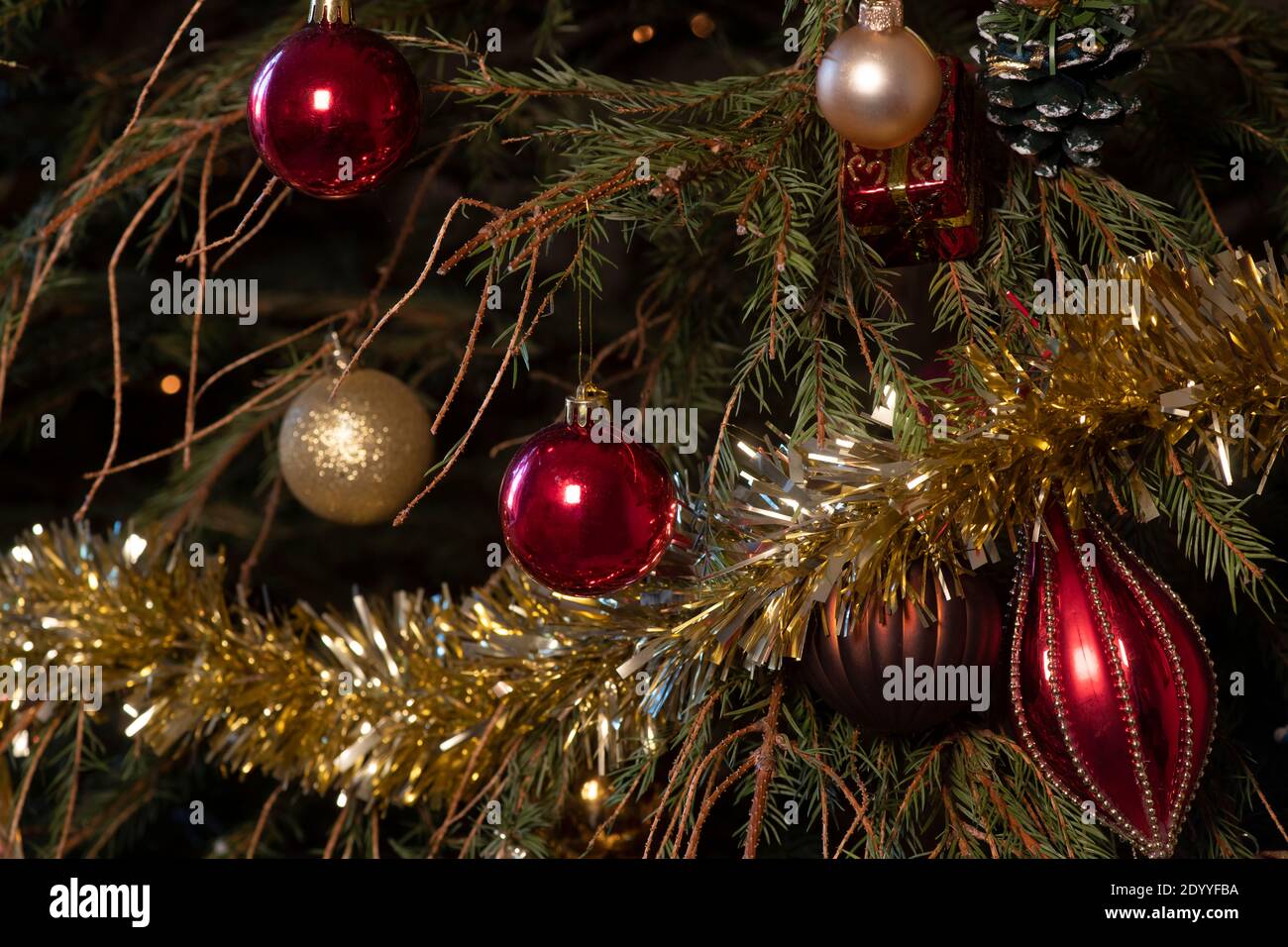 Fallen christmas tree hires stock photography and images Alamy