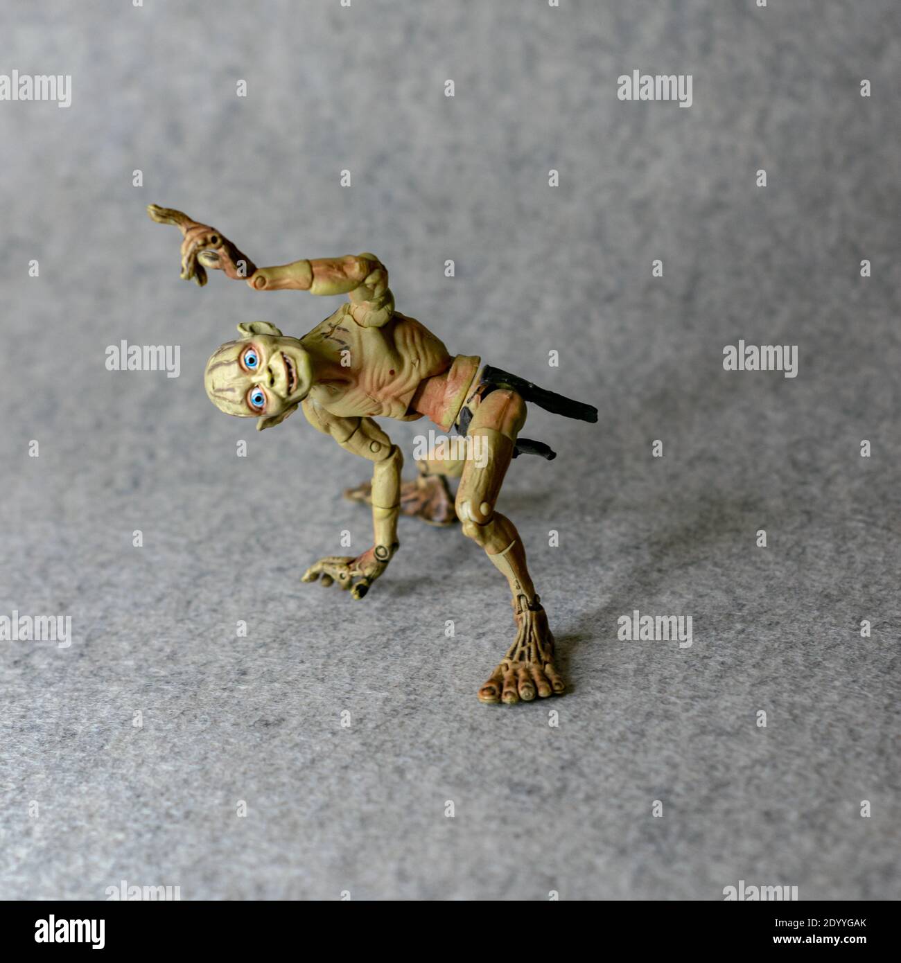 Lord of the rings smeagol aka Gollum figure or toy Stock Photo - Alamy