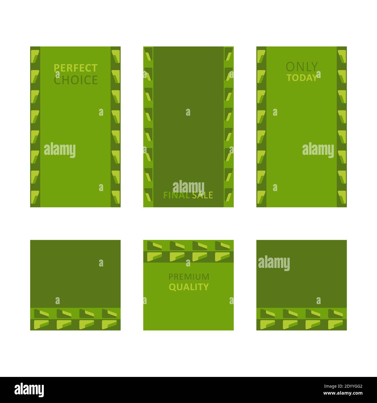 Modern decorative vector frames. Editable design templates for web ...