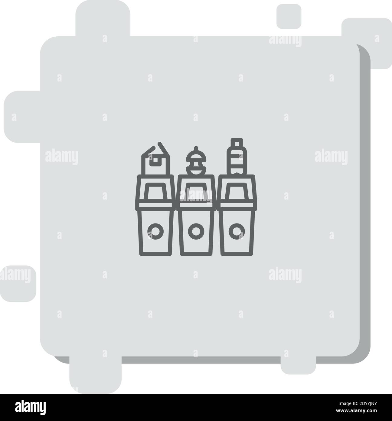 recycling vector icon modern simple vector illustration Stock Vector