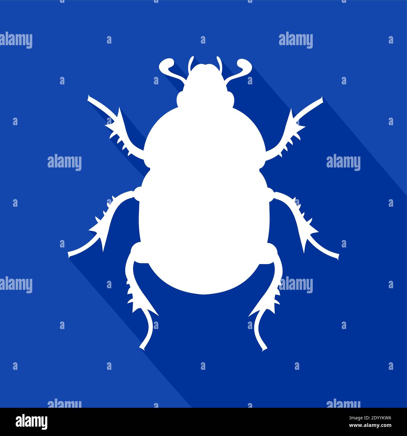 beetle icon Stock Vector