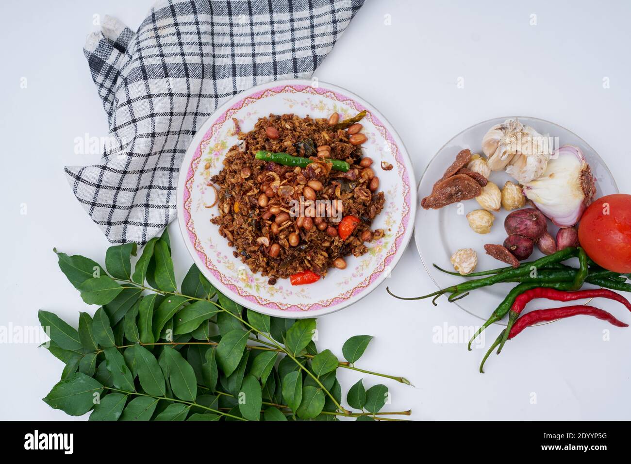 Stir Fried spicy Tuna chunks, Traditional Asian Seafood Stock Photo Alamy