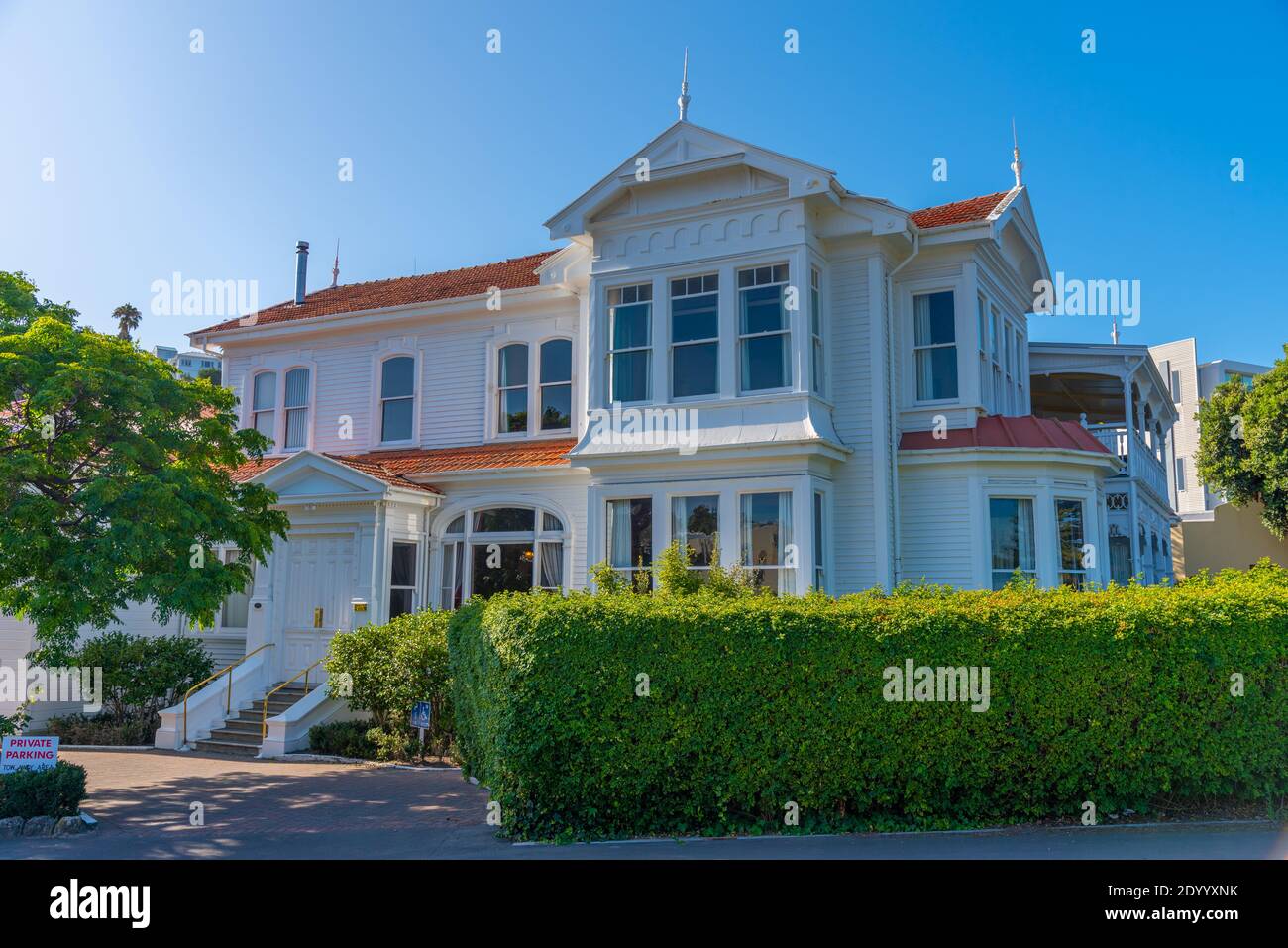 Residential houses on Bluff hill in Napier, New Zealand Stock Photo Alamy
