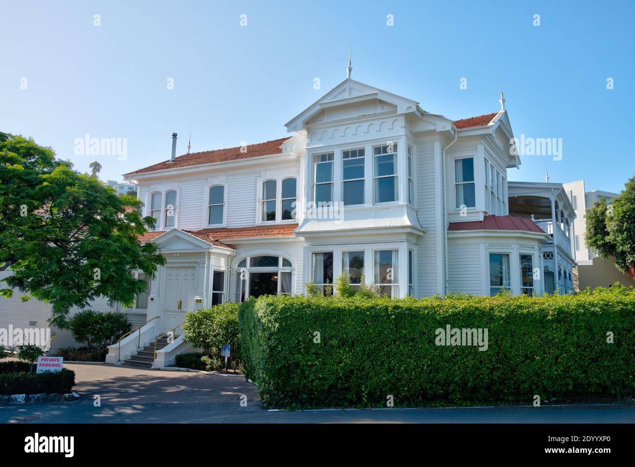 Residential houses on Bluff hill in Napier, New Zealand Stock Photo Alamy