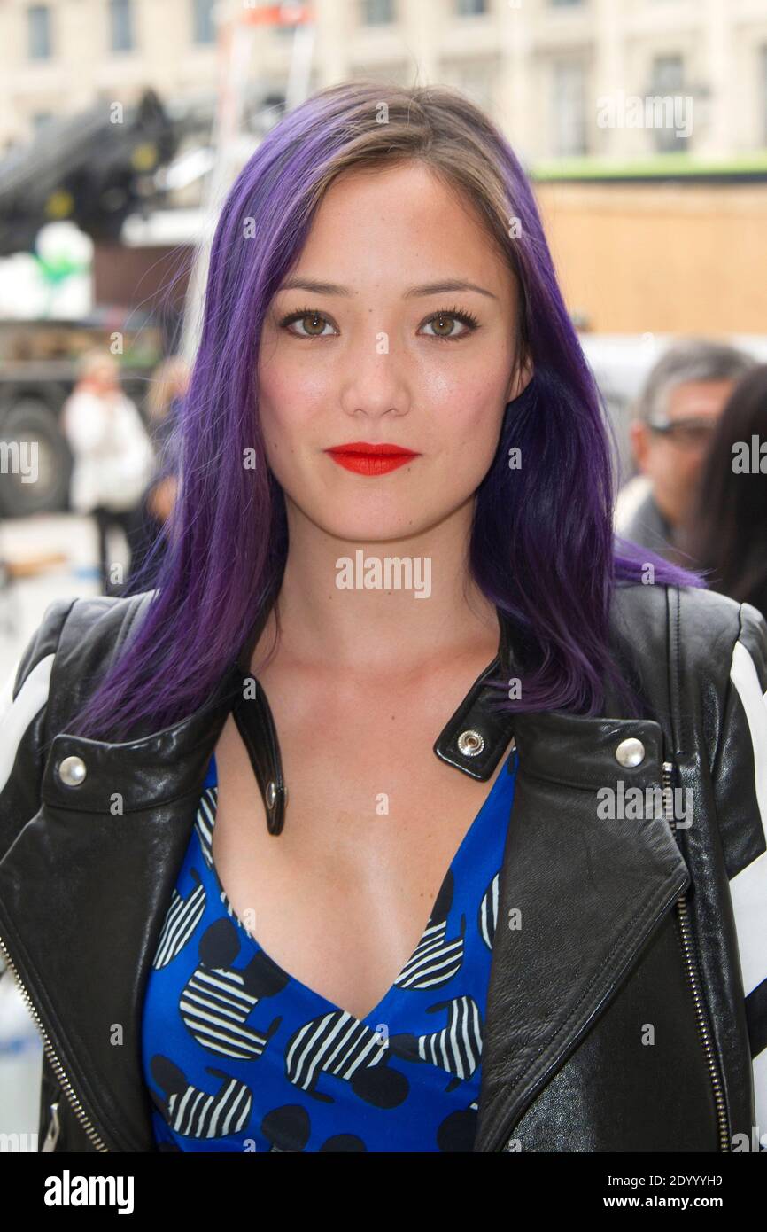 Pom Klementieff attending Jean-Charles de Castelbajac's Spring-Summer